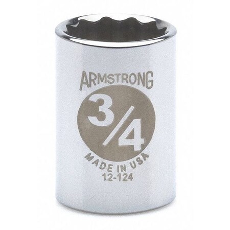 Skt 1/2Dr 12Pt 3/4 by USA Armstrong Sockets