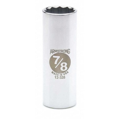 Skt Dp 1/2Dr 12Pt 7/8 Type 12 328 by USA Armstrong Sockets