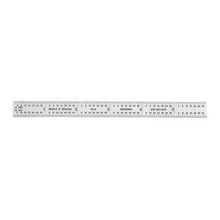 Flexible Rule SS Inch 6" L by USA Brown & Sharpe Rulers & Straight Edges