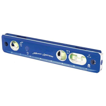 Torpedo Level Aluminum Bubble Anodized by USA Westward Box I Beam & Torpedo Levels