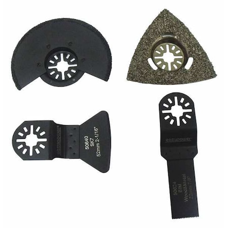 Oscillating Tool Accessories 4in. 4 pcs. by USA Eazypower Oscillating Tool Accessories