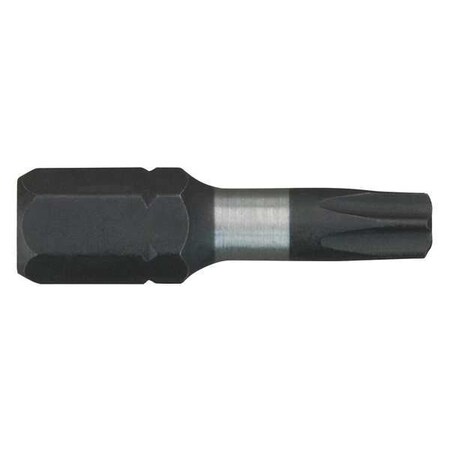 Insert Bit 1/4" Torx T25 1" PK25 by USA Milwaukee Screwdriver Bits
