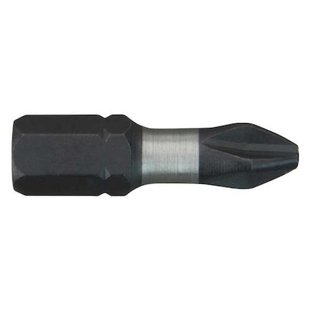 Insert Bit 1/4" Phillips #3 1" PK250 by USA Milwaukee Screwdriver Bits