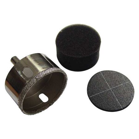 Diamond Grit Hole Saw Non Teeth 2 1/4 In by USA Westward Hole Saw Accessories