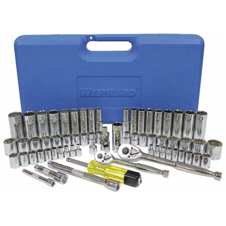 Westward Socket Wrench Set 1 4 3 8 Dr 65 Pc Technical Info Toolhelp Org