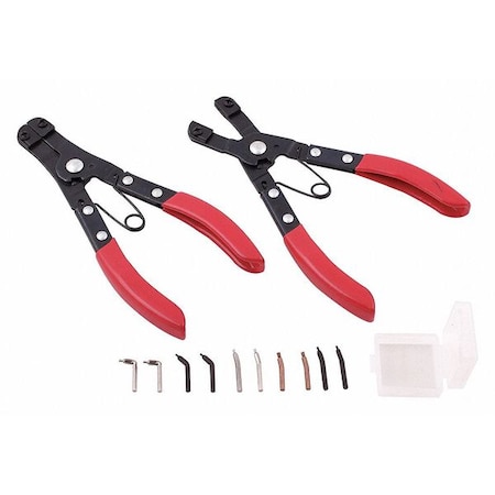 Retaining Ring Plier Set 0 45 90Deg 12pc by USA Westward Retaining & Lock Ring Pliers