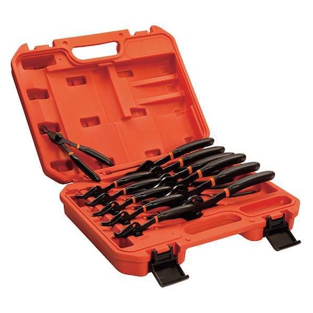 Retaining Ring Plier Set 0 45 90Deg 12pc Type 33HD61 by USA Westward Retaining & Lock Ring Pliers