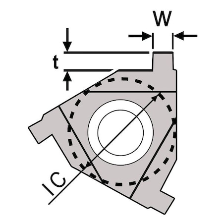 Carbide Insert Triangle 3IR NG W.047 Min. Qty 10 by USA Ultra Dex Indexable Cutting Tools & Inserts