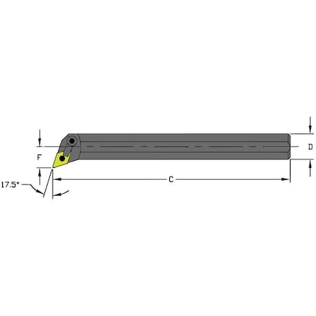 Boring Bar A20T MDQNR4 by USA Ultra Dex Indexable Toolholders