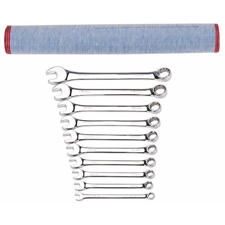 Universal Wrench Set SAE 12 Pt 10 Pc by USA Westward Combination Wrench Sets