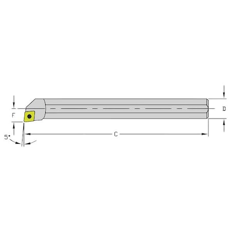 Boring Bar J05H SCLPL1.8 by USA Ultra Dex Indexable Toolholders