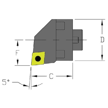 Boring Bar MH20 SCLCL3 CFT by USA Ultra Dex Indexable Toolholders