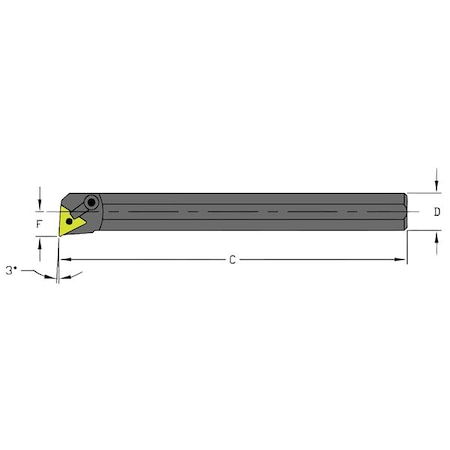 Boring Bar S20U MTUNR3 by USA Ultra Dex Indexable Toolholders
