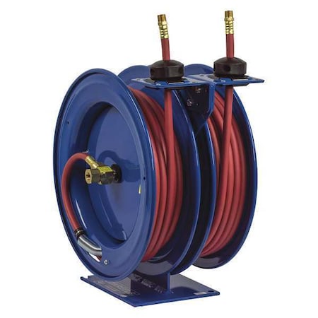 Hose Reel 3/8" 35 ft W/Hose Spring by USA Coxreels Pneumatic Spring Return Hose Reels