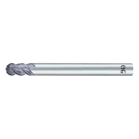 End Mill Ball 1/4in Dia. 2 1/2in OAL 4FL by USA OSG High Performance Carbide End Mills