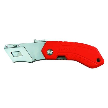 Folding Safety Knife 6 1/2 in. Orange by USA Stanley Utility Knives