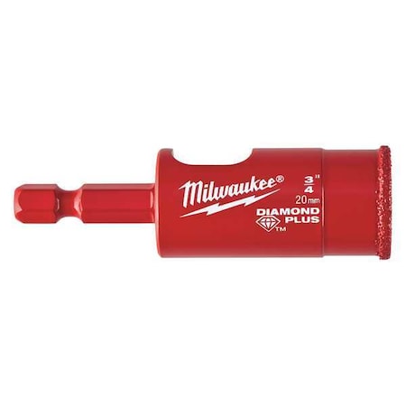 3/4" Diamond Grit Hole Saw by USA Milwaukee Hole Saws & Cutters