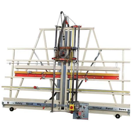 Panel Saw/Rtr 8 In. 4300 rpm Cut H 62 In by USA Safety Speed Power Panel Saw Accessories