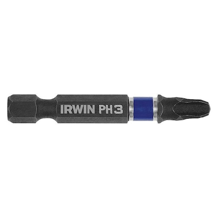 Insert Bit 1/4" Phillips #3 PK2 by USA Irwin Screwdriver Bits