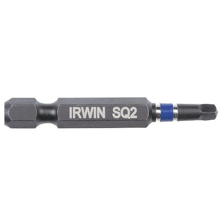 Insert Bit 1/4" Square Recess #2 PK10 Type 1838498 by USA Irwin Screwdriver Bits