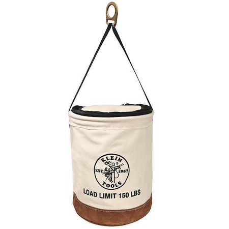14" Utility Bucket Natural Canvas by USA Klein Soft Sided Tool Storage Products