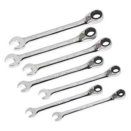 Wrench Set Ratchet 7 Pc Metric by USA Greenlee Hydraulic Impact Wrenches