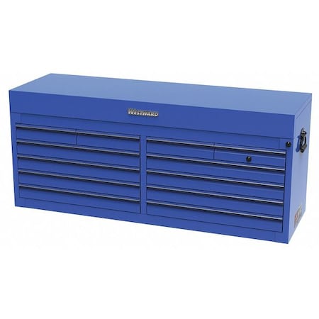 56" Top Chest 12 Drawers Blue by USA Westward Tool Chest & Side Cabinets
