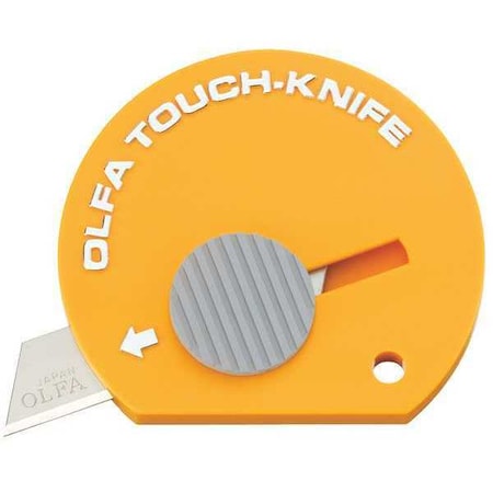 Touch Utility Knife 1 3/4 In. Yellow by USA Olfa Utility Knives