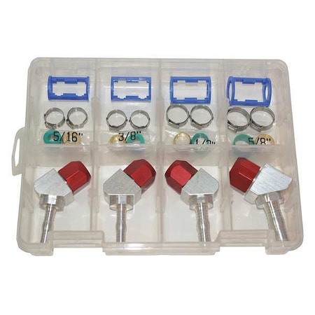 A/C Line 45 deg. Repair Kit SAE 28 pcs. by Airsept in US