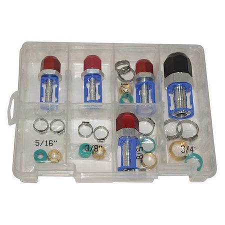 A/C Line Straight Repair Kit SAE 35 pcs. by Airsept in US