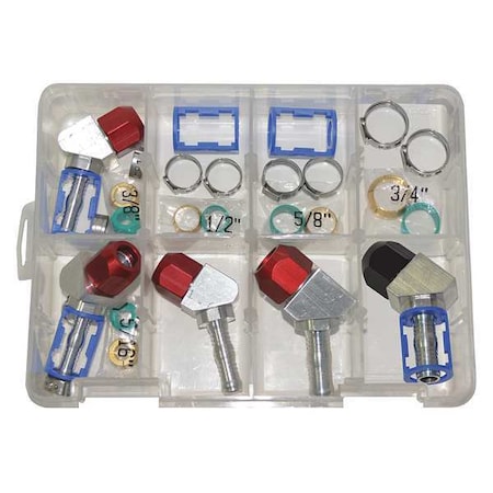 Line Splice 45 deg. Repair Kit SAE 7 pcs by Airsept in US