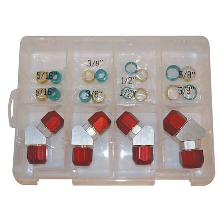 Line Splice 45 deg. Pack SAE 28 pcs. by Airsept in US