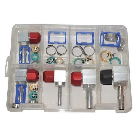 Line Splice 90 deg Repair Kit SAE 7 pcs. by Airsept in US