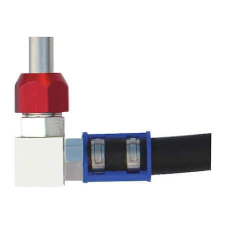 Connector 90 deg 3/8 in. Tube to #6 Hose by Airsept in US