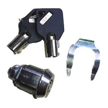 Cylindrical Lock and Key by USA Value Brand Tool Storage Parts