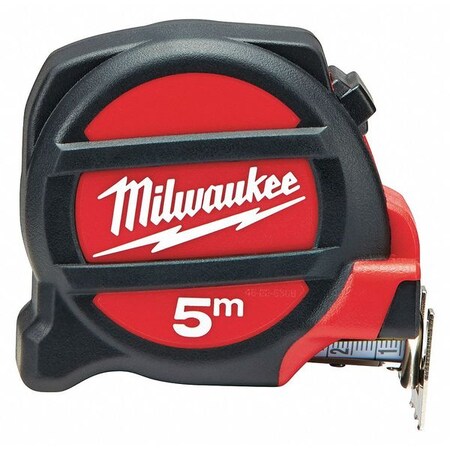 Tape Measure 5m High Carbon Steel by USA Milwaukee Measuring Tapes