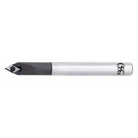 Chamfering Tool 1.180 in dia. 5 in L HSS by USA OSG Indexable Boring Bars