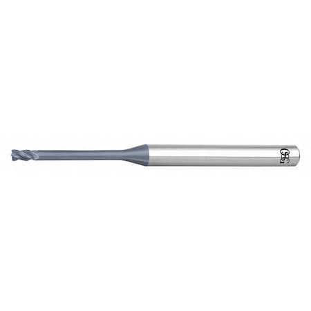 Carbide End Mill 1.00mm dia 1.50mm Cut L Type 3172016 by USA OSG Carbide End Mills