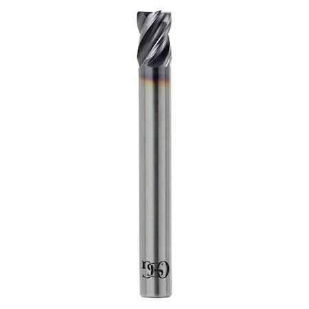 Carbide End Mill 1 in. dia. 1 1/8 in Cut by USA OSG Carbide End Mills