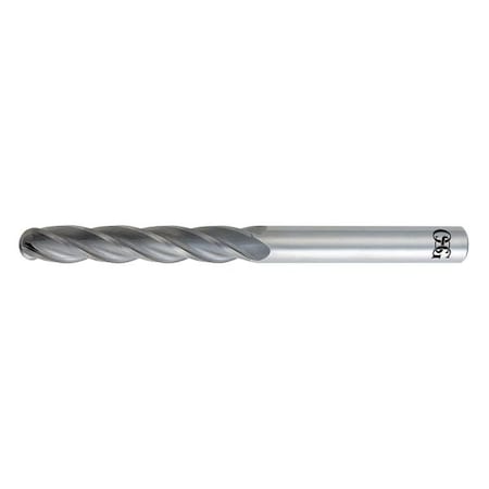 Carbide End Mill 1 in. dia. 3 in. Cut L Type 484 1000 BN by USA OSG Carbide End Mills