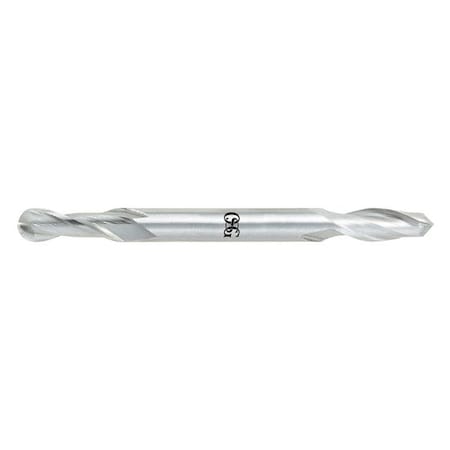 HSS End Mill 1/16in.dia. 3/16in.Cut L Type 5717200 by USA OSG High Speed Steel End Mills