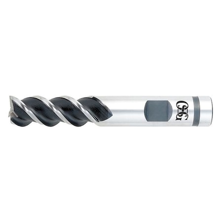 End Mill 1/2in.dia. 1 1/4in.Cut L Type 6601100 by USA OSG High Speed Steel End Mills