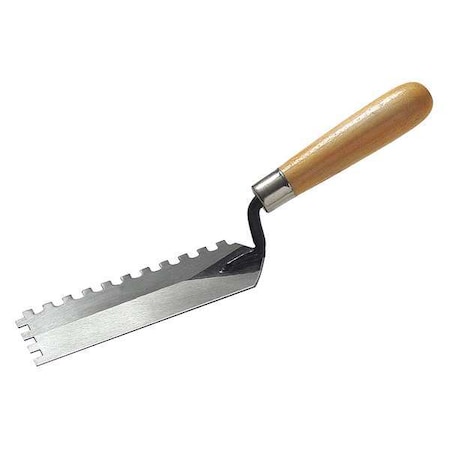 Margin Trowel SquareNotch 10 11/16in. L by USA Superior Tool Taping Tools Trowels & Floats