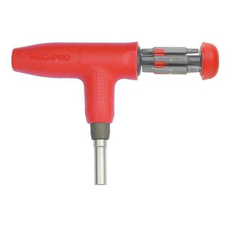 Multi Bit Screwdriver Ratcheting 13 in 1 Type 211R2T36RD B by USA Megapro Multi Bit Screwdrivers
