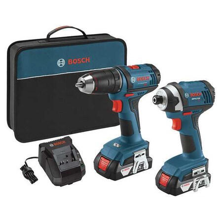 Cordless Combination Kit 2 pcs. 18V by USA Bosch Cordless Power Tool Combination Kits