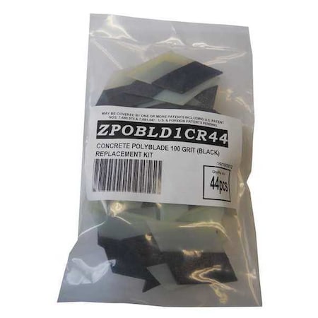 Polishing Replacement Kit 6in Black PK44 by USA Diamabrush Floor Grinders & Accessories