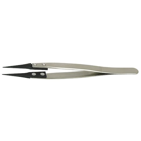 Tweezers Plastic Tip 5in Very Fine by USA Techni Tool Inspection & Retrieving Tweezers