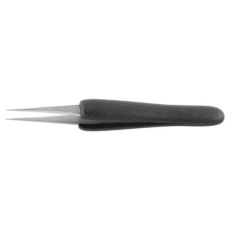 Tweezers Economy ESD 4 1/2in Very Sharp by USA Techni Tool Inspection & Retrieving Tweezers
