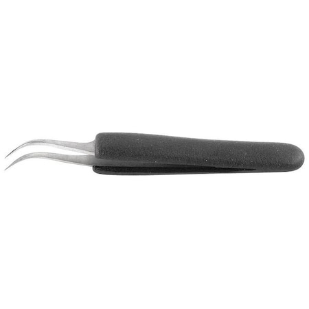 Tweezers Economy ESD 4 3/4in Fine Curve by USA Techni Tool Inspection & Retrieving Tweezers