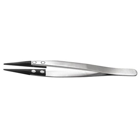 Tweezers Plastic Tip 5in Strong Tips by USA Techni Tool Inspection & Retrieving Tweezers